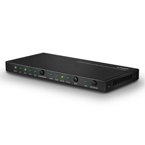 LINDY Превключвател hdmi 2.0 и аудио, 4 порта 38249 (38249)