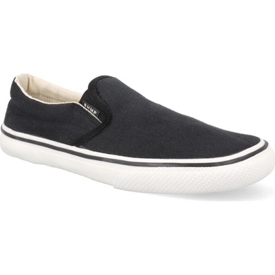 Barefoot dámské plátěné slip-on Bohempia Velik Black-white černé