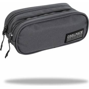 COOLPACK Ученически несесер с два ципа CookPack Clever Grey (C65256)