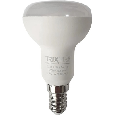 Trixline E14 R50 LED žiarovka 6,5W 4200K 598lm