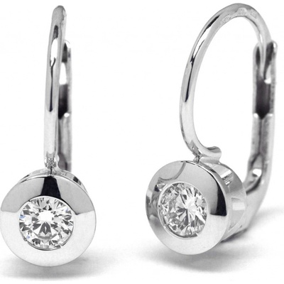 Klenoty Budín ručně vyrobené z bílého zlata s diamanty J-28431-17