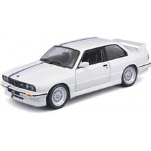 Bburago Plus BMW 3 Series M3 1988 White 1:24