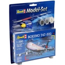 Revell Model Set plane 64210 Boeing 747 200 1:390