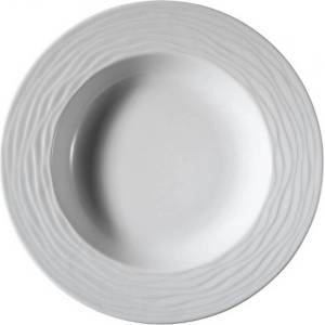 Kutahya Porselen Kutahya ДЪЛБОКА ЧИНИЯ sea wave ? 23cm. 300ml БЯЛА (sw23ck00)