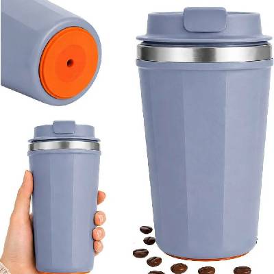 Verk termohrnek s přísavkou proti převržení 380 ml modrý