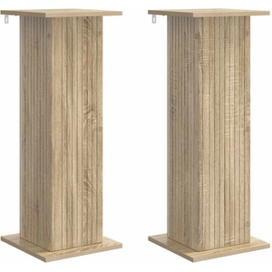 vidaXL Стойка за растения 2 бр. Дъб сонома 30, 5 x 30 x 80, 5 см (899767)