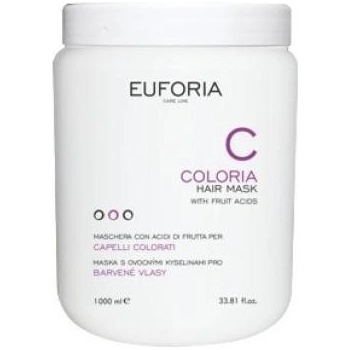 Euforia Coloria ochranná maska pre farbené vlasy s ovocnými kyselinami 1000 ml