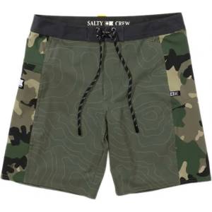 SALTY CREW Бански гащета Salty crew Flaship swimming shorts - Green (Dusty Olive)