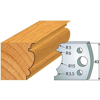 IGM Professional IGM Profil 104 - pár nožov 40x4mm SP F026-104