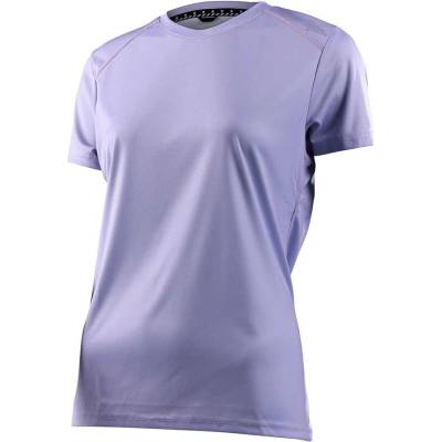 Troy Lee Designs WOMENS LILIUM SS JERSEY SOLID LILAC