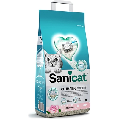 Sanicat Clumping White Rose 8 l