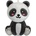 Animall panda 22 cm