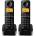 Philips d260 duo безжичен dect телефон, ЧЕРЕН d2602b/53 (d2602b/53)