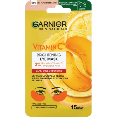 Garnier Skin Naturals očná maska na rozjasnenie očného okolia s vitamínom C 5 g