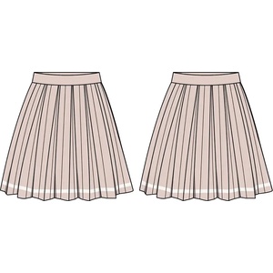 GUESS Плетена пола за момиче в розов цвят с бели детайли Guess