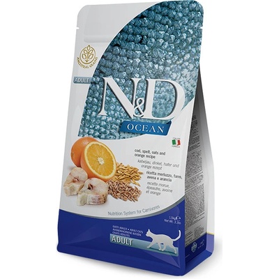 N&D LG CAT Adult Codfish & Orange 1,5 kg