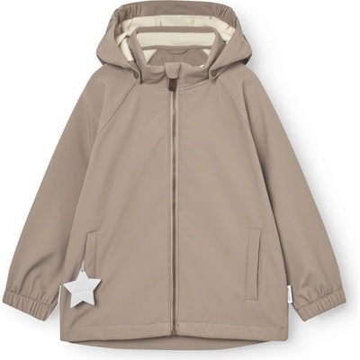 Mini A Ture Детско софтшел яке Mini A Ture Kid's Mataden Softshell Jacket - Grey Brown - размер 140 (EU) (703-5712-0317)