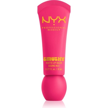 NYX Cosmetics Smushy Matte Lip Balm балсам за устни с матиращ ефект цвят Sweet Smack 8ml