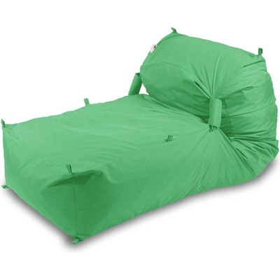 Pufrelax Пуф легло Yoga XL, мемори микс, водоустойчив, Зелена ябълка