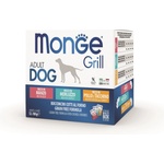 Monge Grill Multibox Adult bee, cod, chicken & turkey 12x100 g