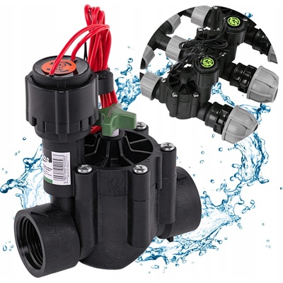 Bradas Elektroventil 24V s regulací průtoku 1" vnitřní závity