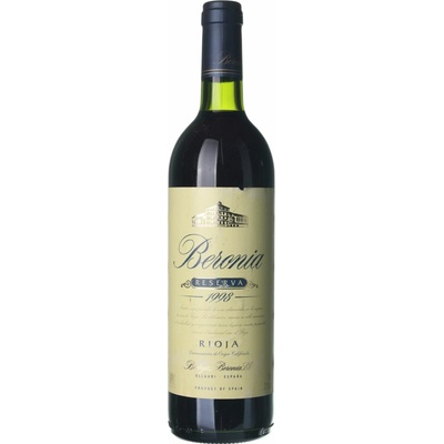 Beronia Rioja Reserva suché červené 1998 0,75 l (holá láhev)