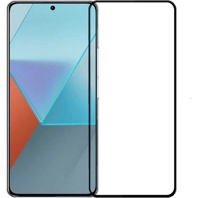 Извит 3D удароустойчив стъклен протектор марка MOFI за Xiaomi Redmi Note 13 5g / 13 Pro 5G 5G - с черна рамка