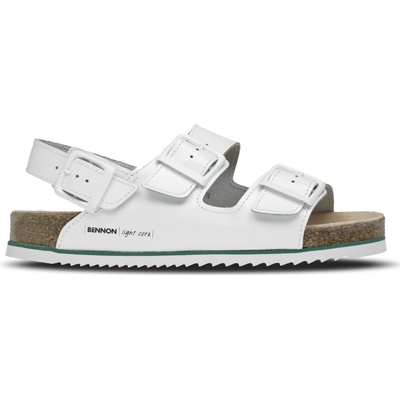 BENNON HORSE HEEL SANDAL white