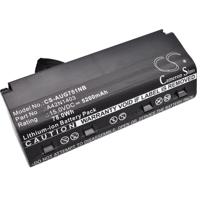 Cameron Sino Батерия за лаптоп ASUS G751J A42NI403 15V 5200mAh CAMERON SINO (CS-AUG751)