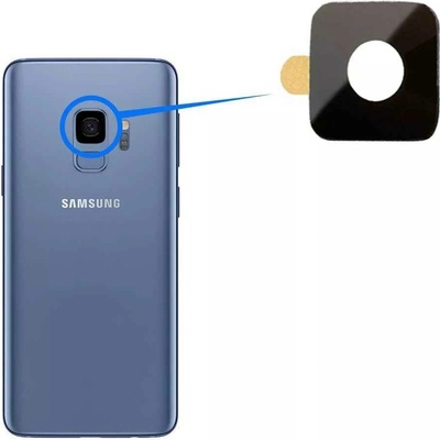 Sklíčko zadní kamery Samsung G960 Galaxy S9 black bez rámečku