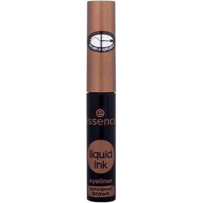 Essence Liquid Ink Eyeliner Waterproof течна очна линия 3 ml цвят кафява