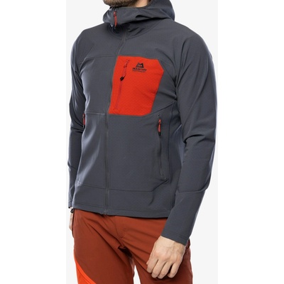 Mountain Equipment Arrow Hooded Jacket anvil grey/redrock