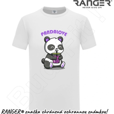 Ranger tričko motív Pandalove Fialová