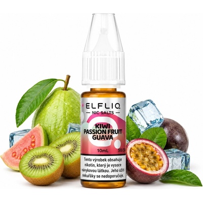 Elfliq Salt Kiwi Passion Fruit Guava 10 ml 10 mg