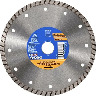 Pferd diamantový rezný kotúč 178 x 22.23 mm 68300048