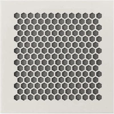 HEXA hliníková 190 x 190 mm, bílá