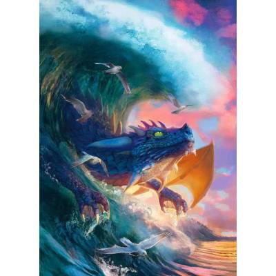 Ravensburger - Puzzle Dragon race - 1 000 piese