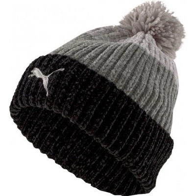 Puma Ws Pom Beanie 023436-01 černá/šedá