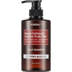 KUNDAL Natural Caffeine & Intensive Scalp Care Shampoo - Cherry Blossom - Шампоан против Косопад 500ml