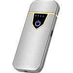 HARAHU Електрически запалвач с usb зареждане un-25720 - Сребрист kp25720