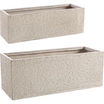Bizzotto ДЕКОРАТИВНА САКСИЯ 2БР. stone БЕЖОВА (0790552)