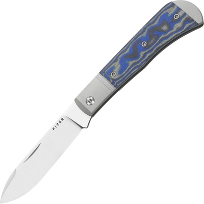 Kizer Trestle D Nitro-V, Satin, Aluminum&Vortex Micarta V3760A2