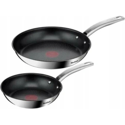 Tefal Sada pánví B817S255 Intuition Inox 20/26 cm 2 ks indukce