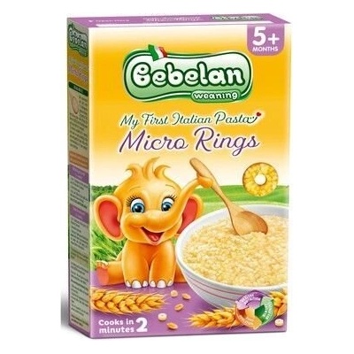 Bebelan micro rings Бебешка паста МИКРО КРЪГЧЕТА 5+м. 350г (1600)