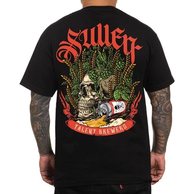 SULLEN мъжка тениска sullen - barley skull - ЧЕРНО- scm4931_bk sullen -