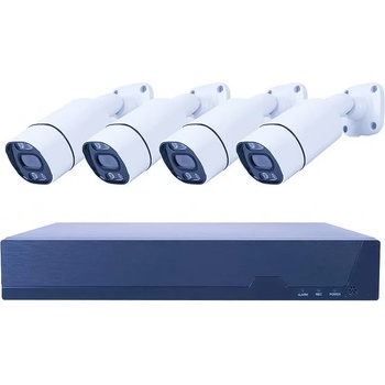 PNI IPMAX POE 8 8MP 30m Пълен Пакет с 4 PoE Камери Кабели и Seagate SkyHawk (PNI-POE8-1TB)