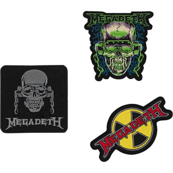Image 1 of NNM напивка с ютия (комплект нашивки от 3 бр. ) megadeth - setp05