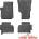 FroGum Гумени стелки Frogum съвместими с VW Amarok 2009-2020 (51860)