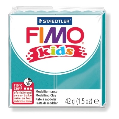 FIMO Полимерна глина Staedtler Fimo Kids, 42g, тюрк. 39 (23848-А-ТЮРКОАЗ)