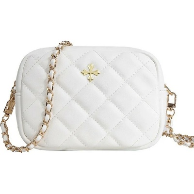 Baellerry malá prešívaná kabelka Kená Biela